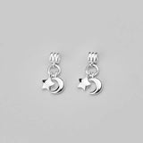 TrustDavis Star Moon Charms Pendant DIY Fine Accessories