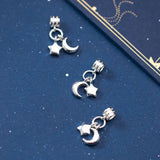 TrustDavis Star Moon Charms Pendant DIY Fine Accessories