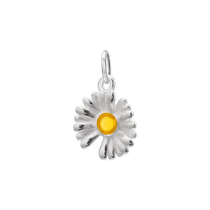 925 Sterling Silver Daisy Charms Pendant For Jewelry DIY