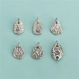 TrustDavis 925 Silver Retro Charms Pendant For Jewelry DZ650