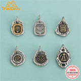 TrustDavis 925 Silver Retro Charms Pendant For Jewelry DZ650