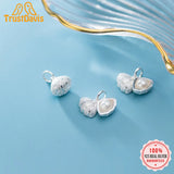 TrustDavis 925 Silver Shell Synthesis Pearl Charms Pendant DIY Acc