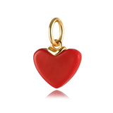 TrustDavis S925 Silver Heart Charms For Bracelet Or Necklace DIY Jewelry