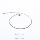 TrustDavis 925 Sterling Silver Chain Bracelet For Women Girls