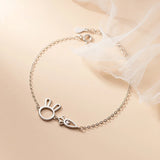 TrustDavis Bunny Love Carrot Bracelet for Women