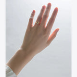 TrustDavis 925 Silver Moon Chain Adjustable Ring Wedding Jewelry DA204
