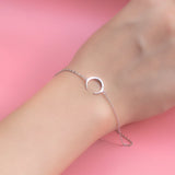 TrustDavis Moon Bracelet For Women Girls Wedding Gift DT18