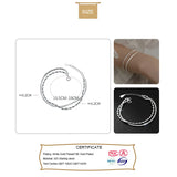TrustDavis Double Chain Layer Babysbreath Beans Bracelet For Women DB1211
