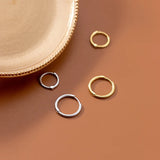 TrustDavis 925 Silver Twist Hoop Earrings for Wedding