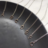 TrustDavis 925 Silver Sweet Letters Pendant For Women Girls DIY Acc