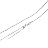 TrustDavis 925 Sterling Silver Sweet Star Box O Stick Short Chain Necklace