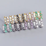 TrustDavis CZ Hoop Earrings Women Anniversary Jewelry DA2850
