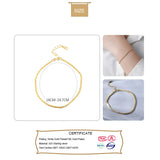 TrustDavis 925 Silver Babysbreath Chain Bracelet Women Wedding Jewelry