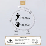 TrustDavis Crown CZ Bracelet Anklet Wedding Party Jewelry