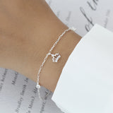 TrustDavis Crown CZ Bracelet Anklet Wedding Party Jewelry