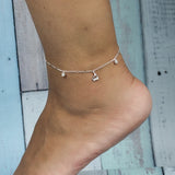 TrustDavis Crown CZ Bracelet Anklet Wedding Party Jewelry