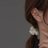 TrustDavis CZ Ear Cuff Clip Earring For Women DE0082