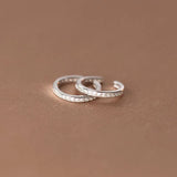 TrustDavis CZ Ear Cuff Clip Earring For Women DE0082