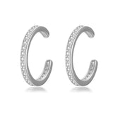TrustDavis CZ Ear Cuff Clip Earring For Women DE0082