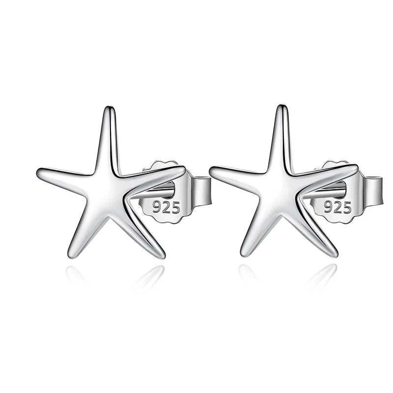 TrustDavis Star Stud Earrings Wedding Jewelry Gift