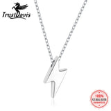 Davis Lightning Necklace 925 Sterling Silver Real Silver Pendant Girls Love Gift