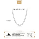 TrustDavis 925 Silver Beads Chain Choker Short Necklace Women Wedding S925 D1212