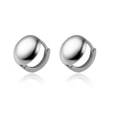 TrustDavis 925 Sterling Silver Ball Charm Hoop Earrings Wedding Jewelry