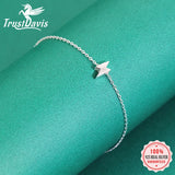 Davis Sterling Silver Mini Lightning Bracelet Women Girls Lady Birthday Gift