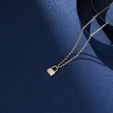 TrustDavis Love Lock Pendant S925 Necklace DS843