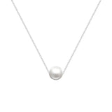 TrustDavis 925 Sterling Silver Pearl Pendant Necklace For Women