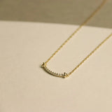 TrustDavis Moon Heart Pendant Necklace 925 Silver DD1209