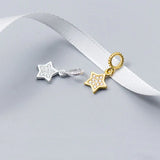 Davis Star Pendant Charm 925 Sterling Silver Silver Charms For Bracelet