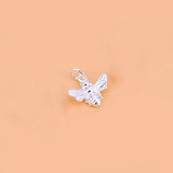 TrustDavis 925 Sterling Bee Charm Pendant DIY Fine Jewelry