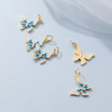 925 Sterling Silver Butterfly CZ Charm Pendant DIY Jewelry