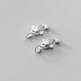 Davis 925 Sterling Silver Fish Charm Pendant DIY Jewelry DZ102