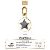 TrustDavis 925 Silver Sweet Star Charm Pendant DIY Accessory
