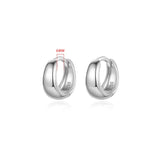 TrustDavis 925 Sterling Silver Hoop Earrings 6 7 8 9 10mm DG0132