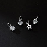 TrustDavis 925 Sterling Silver CZ Pendant Necklace Accessory
