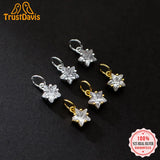TrustDavis 925 Sterling Silver CZ Pendant Necklace Accessory