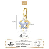 TrustDavis 925 Sterling Silver CZ Pendant Necklace Accessory