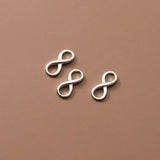 TrustDavis 925 Sterling Silver Infinite DIY Necklace Bracelet Jewelry HY887