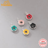 Davis Sweet Colour Glaze Donuts Pendant Necklace HY855