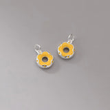 Davis Sweet Colour Glaze Donuts Pendant Necklace HY855