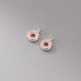 Davis Sweet Colour Glaze Donuts Pendant Necklace HY855