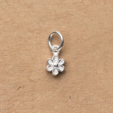TrustDavis 925 Sterling Silver Flower Pendant DIY Necklace Bracelet Accessories