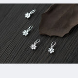 TrustDavis 925 Sterling Silver Flower Pendant DIY Necklace Bracelet Accessories