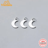 925 Sterling Silver Moon Charm Pendant for DIY Necklace Bracelet