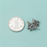 TrustDavis 925 Sterling Silver Butterfly Charm Pendant DIY Jewelry HY397