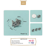 TrustDavis 925 Sterling Silver Butterfly Charm Pendant DIY Jewelry HY397