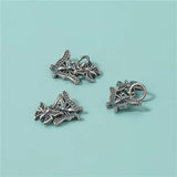 TrustDavis 925 Sterling Silver Butterfly Charm Pendant DIY Jewelry HY397